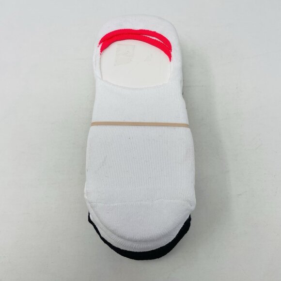 Hue Womens One Size Fits Most Soft Cotton 6 Pack Sneaker Liner Socks White 2410 - Picture 3 of 5